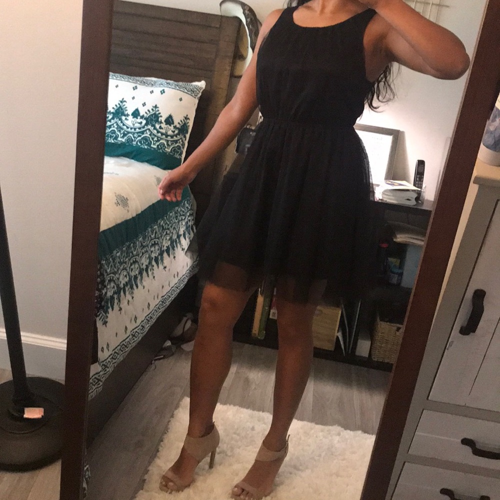 Tulle Little Black Dress